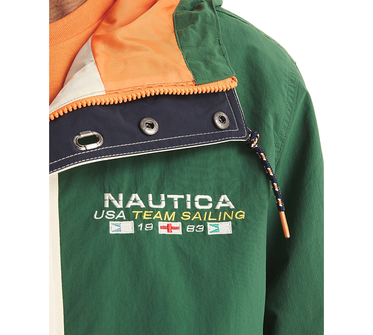 Nautica Explorer Heritage Sailing Jacket - Hunter Green | Smart Closet