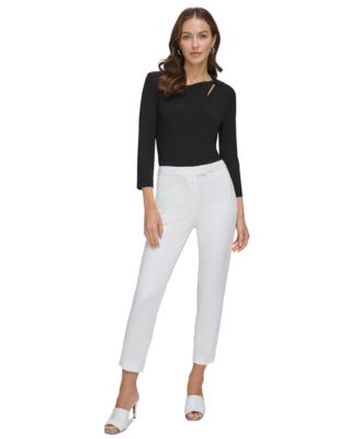 Essential Slim Leg Ankle Pants 