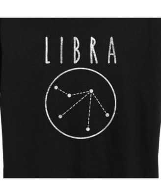 Trendy Plus Size Astrology Libra Graphic T-shirt
