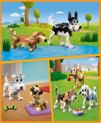LEGO® Creator 31137 3-in-1 Adorable Dogs Toy  Building Set with Beagle, Poodle and Labrador Builds