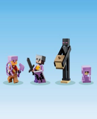 LEGO® Minecraft The End Arena 21242 Toy Building Set with End Warrior, Dragon Archer, Enderman and Shulke Figures