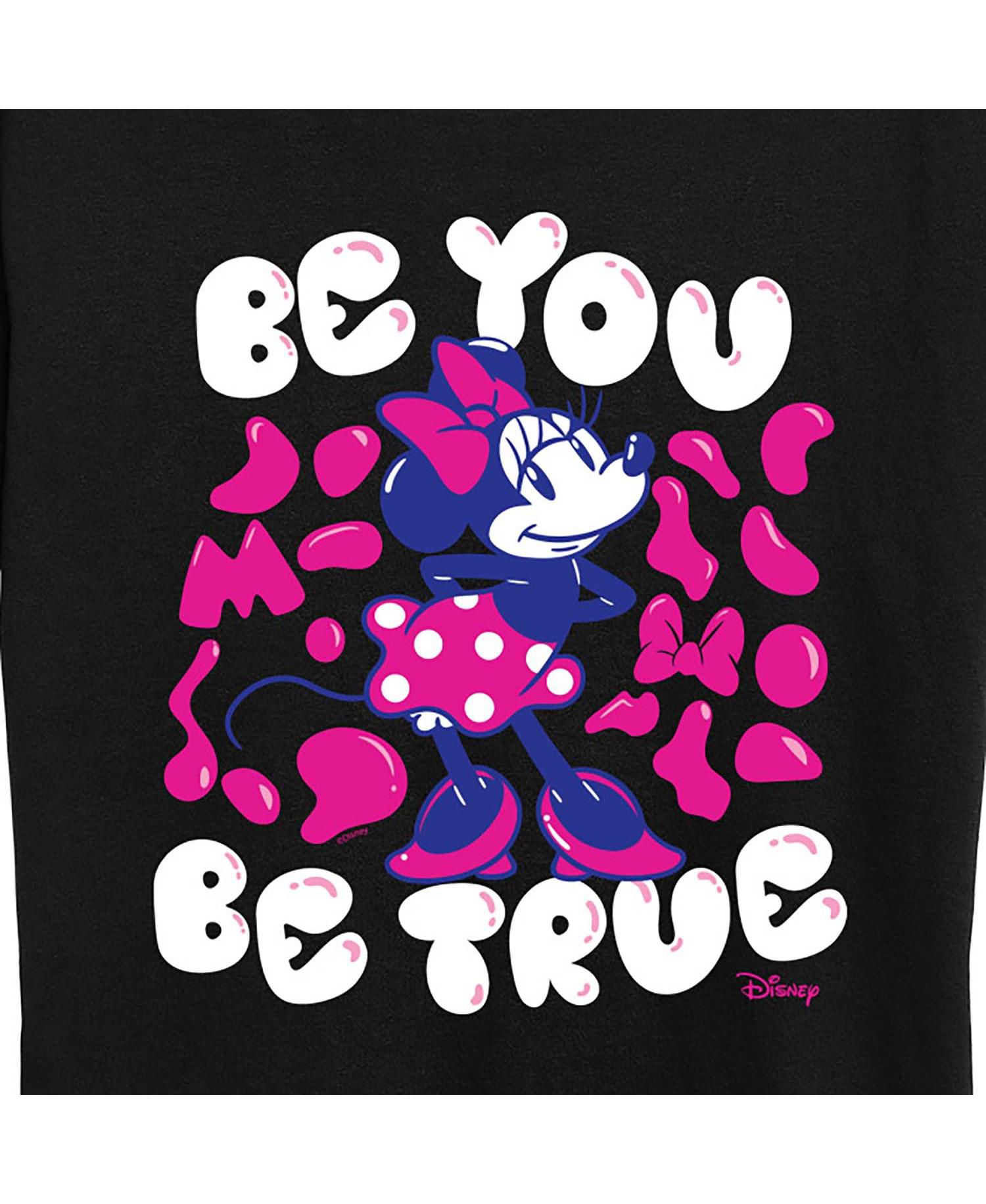 Trendy Plus Size Disney Minnie Mouse Be You Graphic T-shirt
