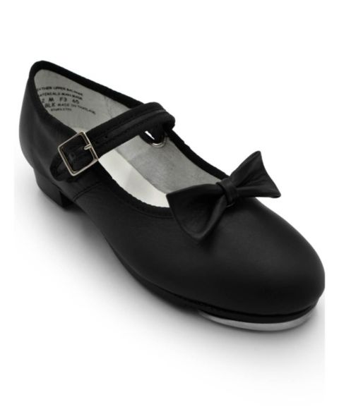 Обувь Capezio Mary Jane Tap Shoe - Child Caramel для девочек, цвет: Чёрный