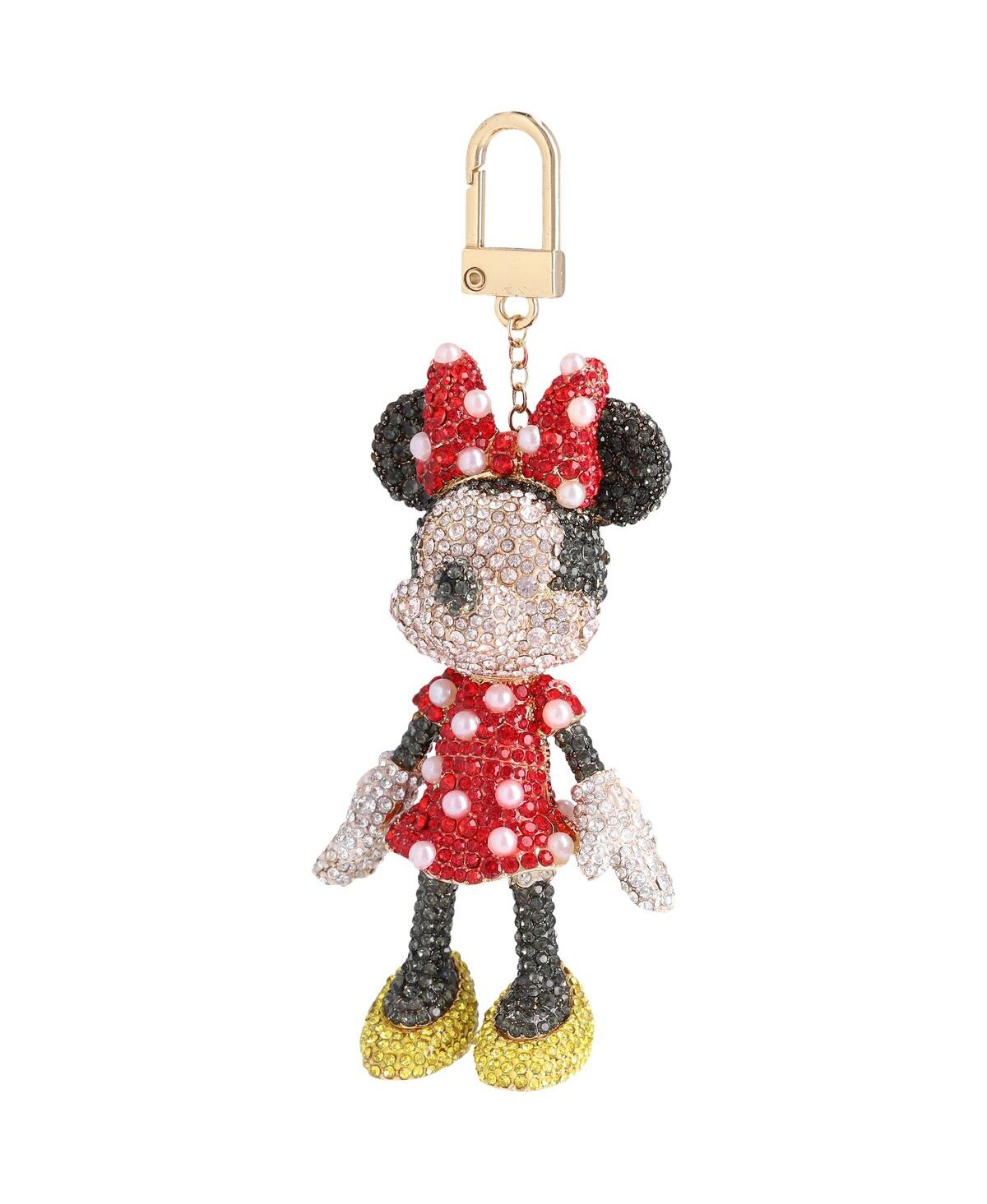 Shop Baublebar Women's  Minnie Mouse Bag Charm In Red