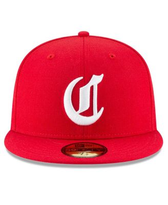 Men's Red Cincinnati Reds Cooperstown Collection Wool 59FIFTY Fitted Hat