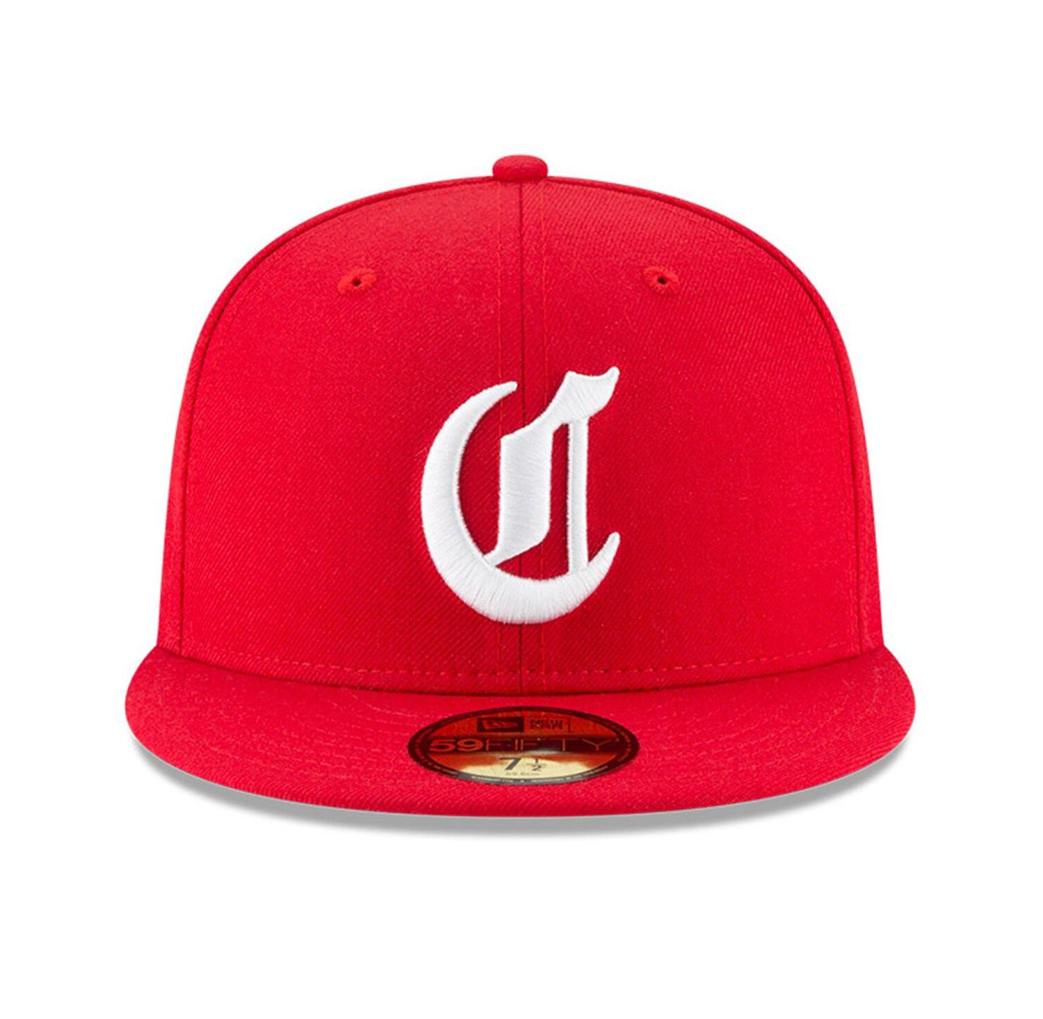 Men's Red Cincinnati Reds Cooperstown Collection Wool 59FIFTY Fitted Hat