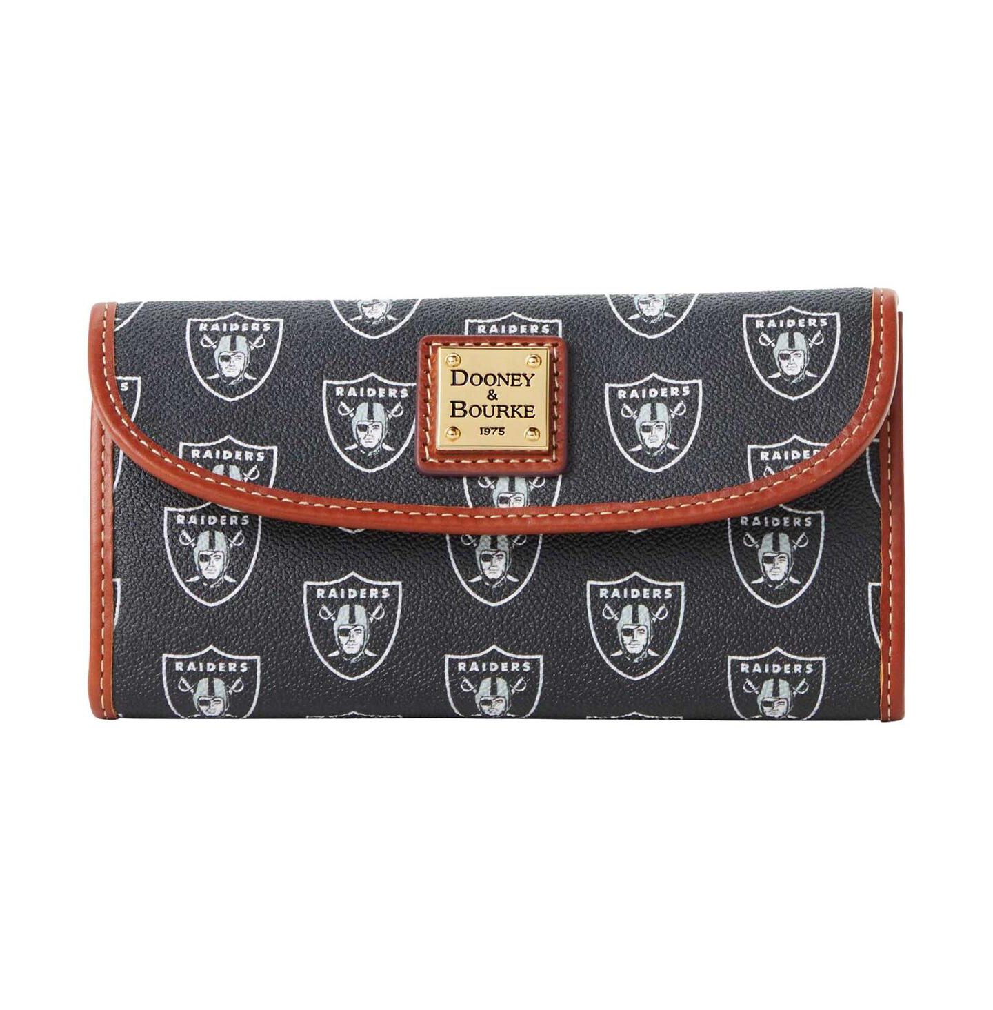 Женский кошелёк Dooney & Bourke Las Vegas Raiders Continental Wallet — фото 1
