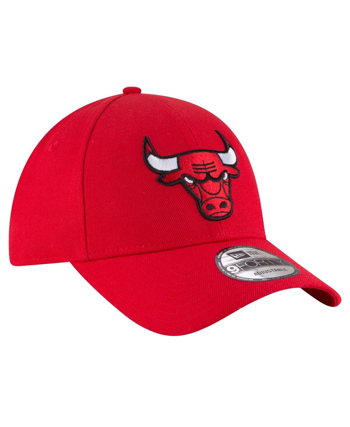 Men's New EraChicago Bulls The League 9FORTY Adjustable Hat - Red