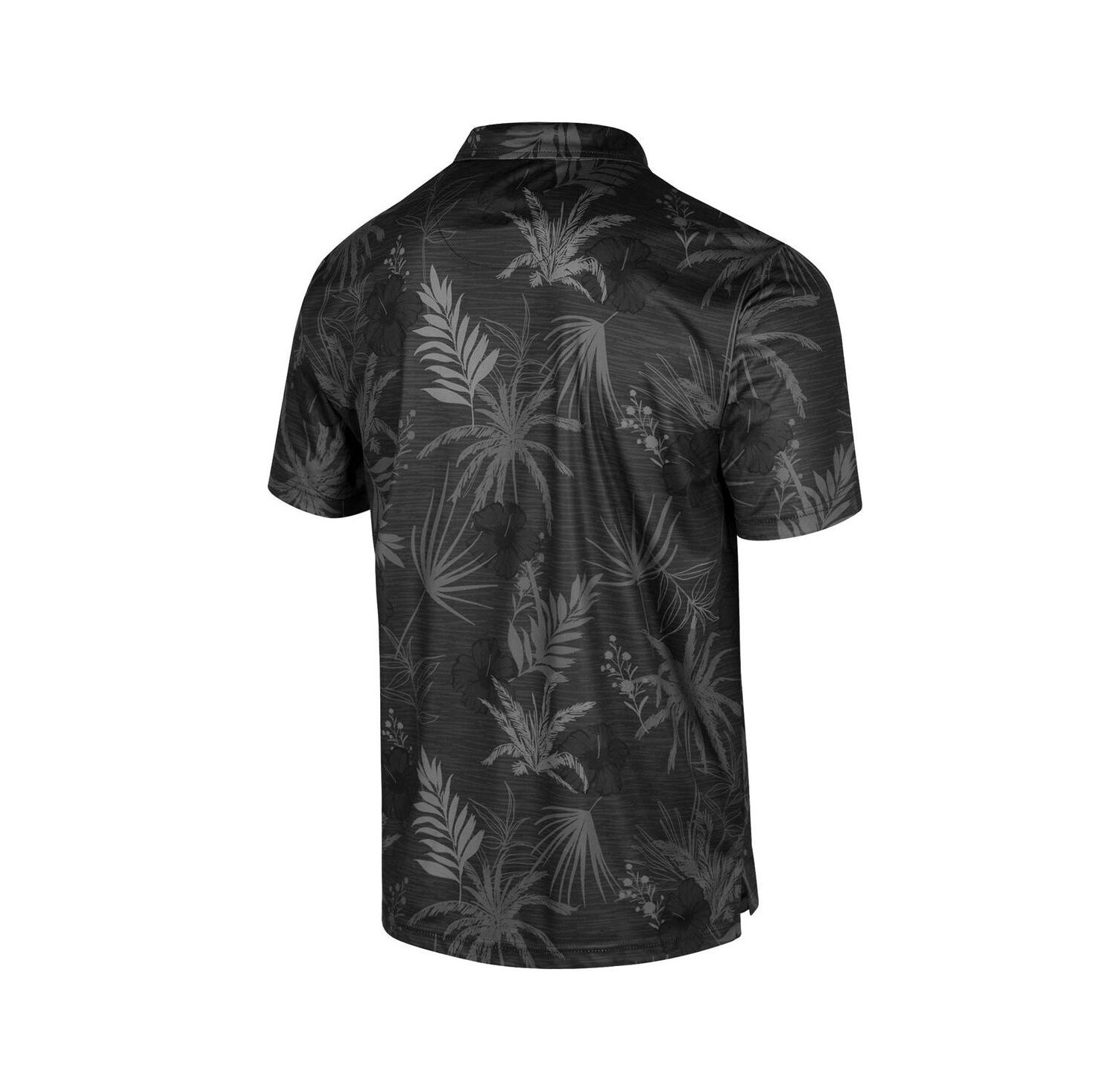 Men's Black Wyoming Cowboys Palms Team Polo Shirt