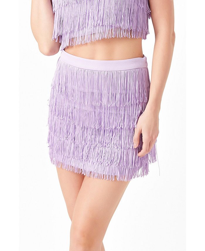 Fringe shop skirt macy's