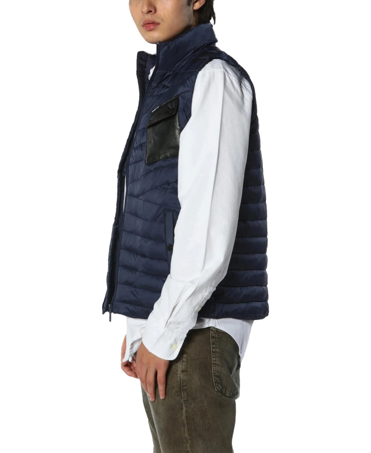 Members Only Men's Puffer Vest Jacket