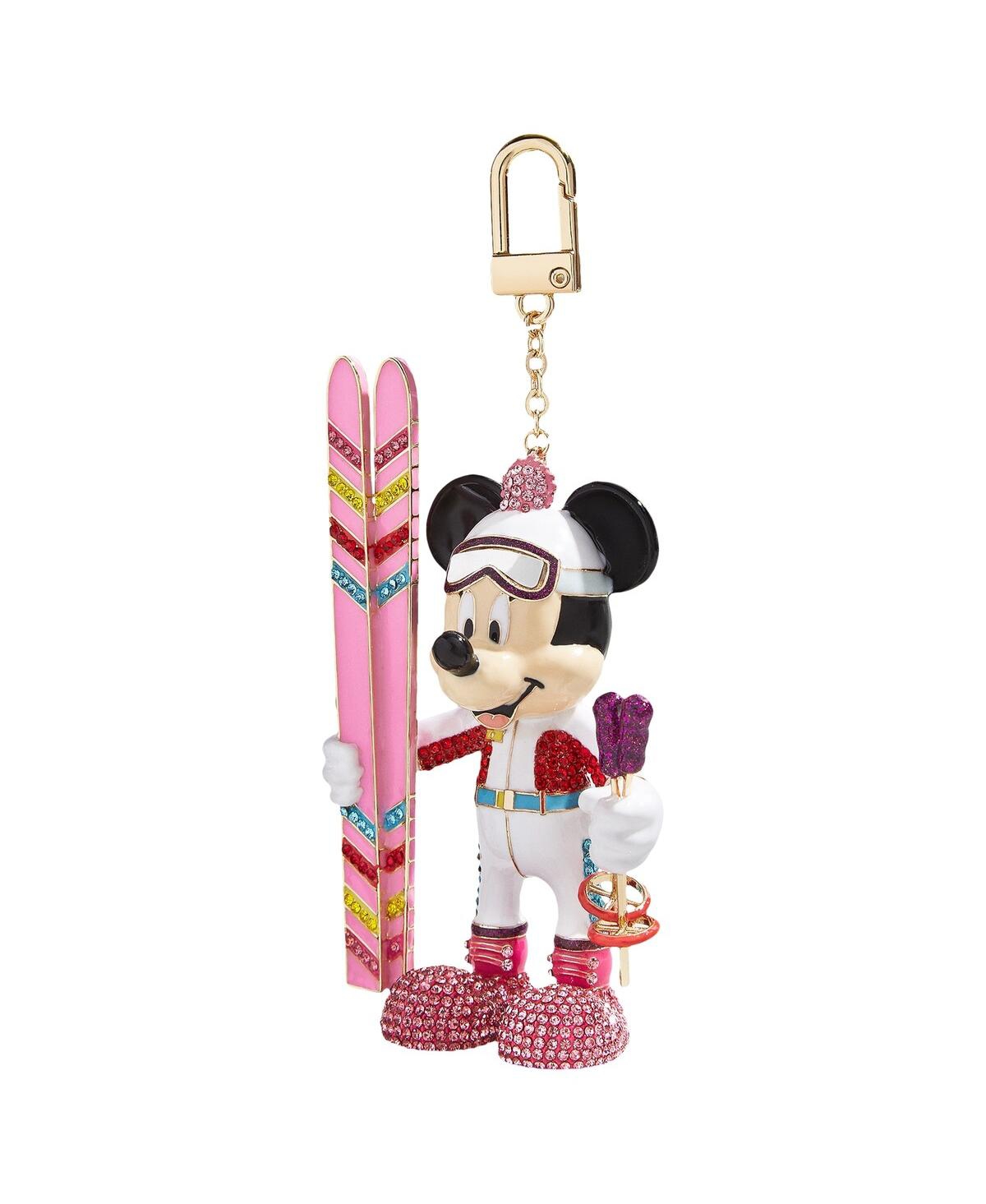 Shop Baublebar Women's  Minnie Mouse Skiing Bag Charm In Multi