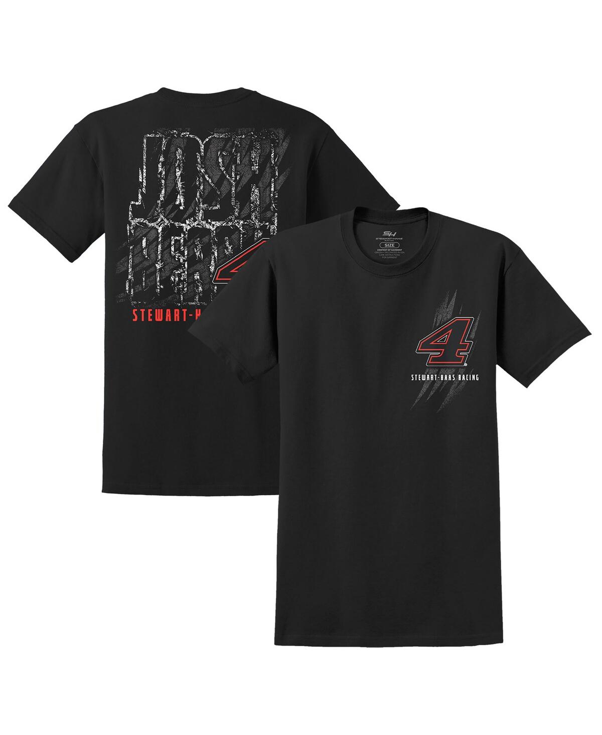 Men's Stewart-Haas Racing Team Collection Black Josh Berry Lifestyle T-shirt - Black