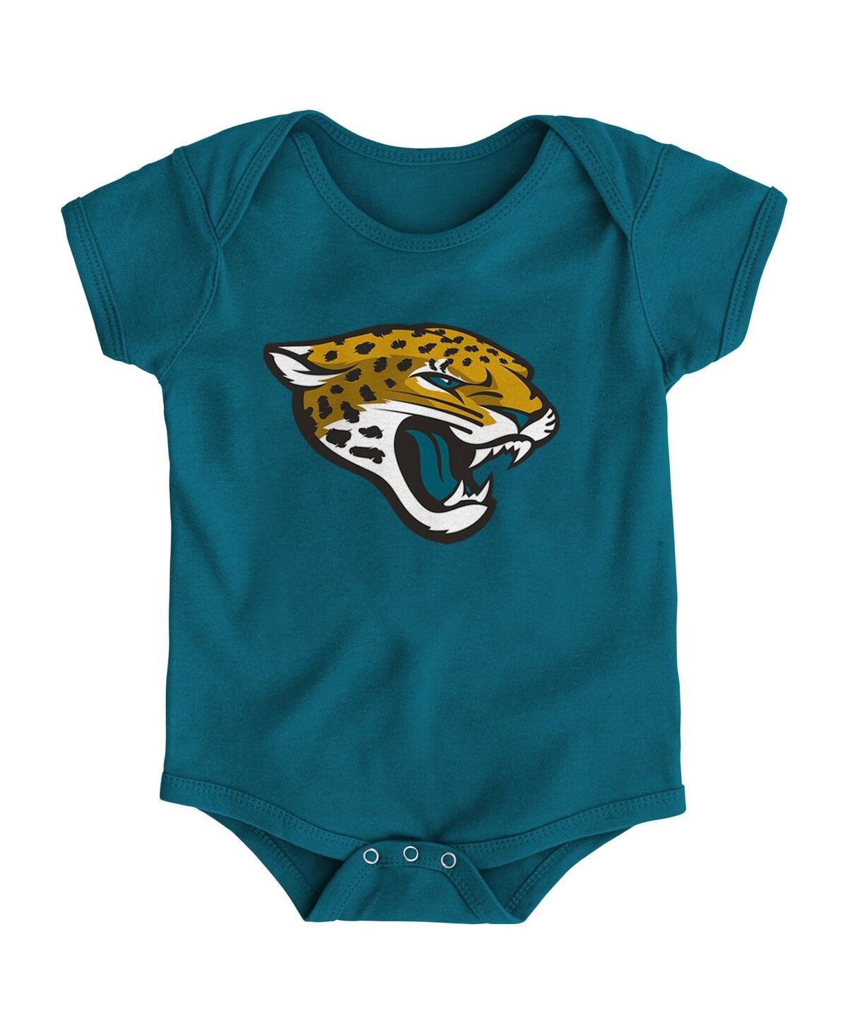 Shop Outerstuff Baby Boys And Girls Teal Jacksonville Jaguars Team Logo Bodysuit