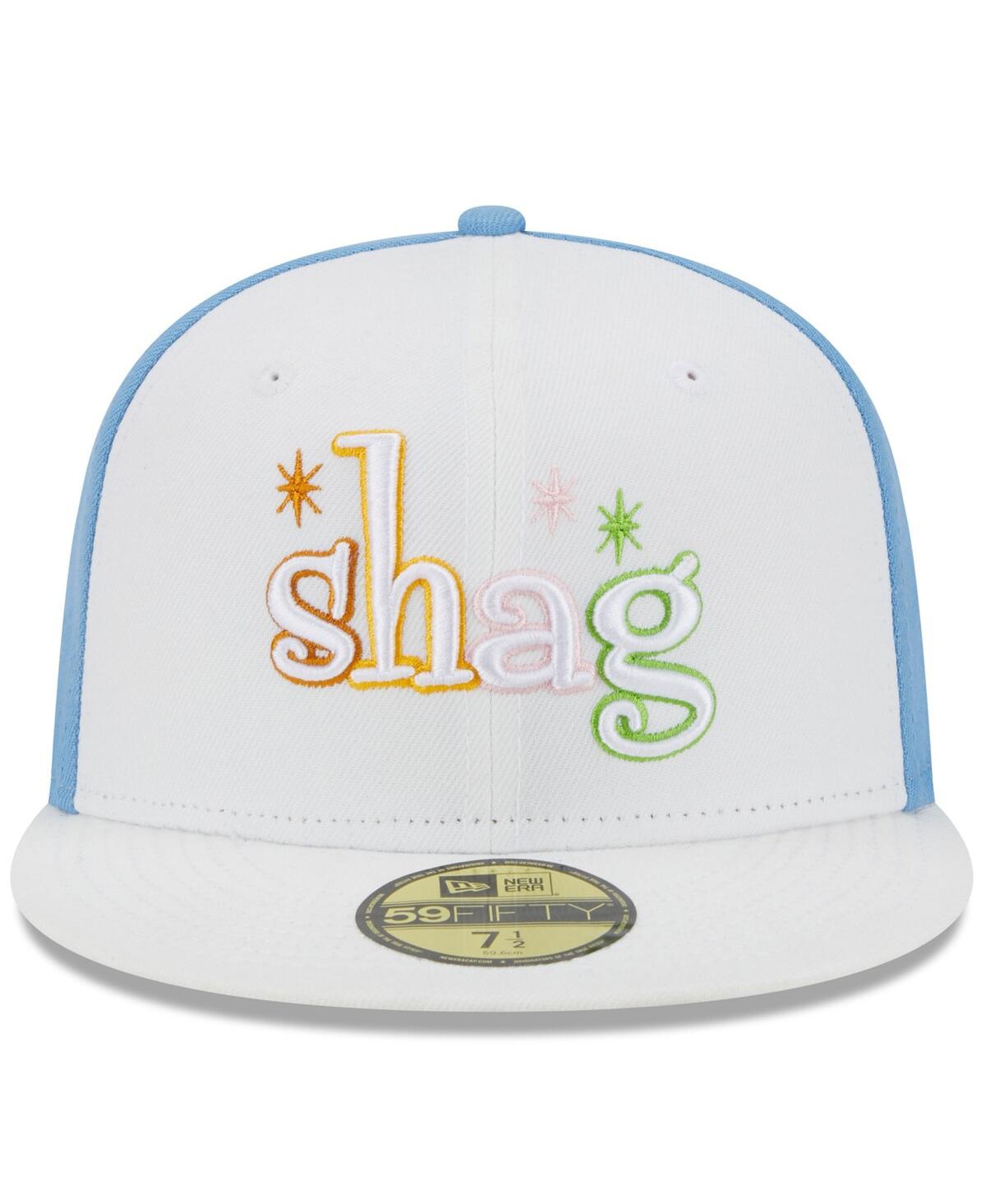 Men's New EraWinston-Salem Dash Theme Nights Shags 59FIFTY Fitted Hat - White