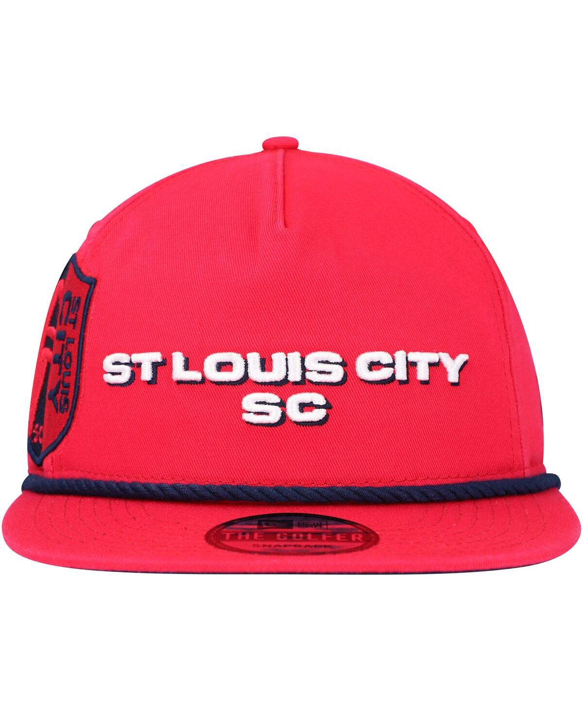 New Era Men's  Red St. Louis City Sc Heritage The Golfer Snapback Hat In Red