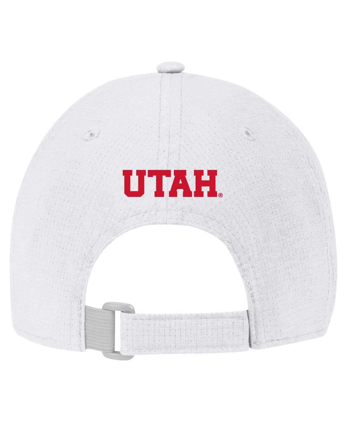Shop Under Armour Men's  White Utah Utes Coolswitch Airvent Adjustable Hat