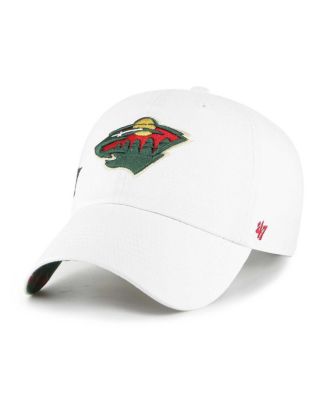 Women's White Minnesota Wild Confetti Clean Up Adjustable Hat