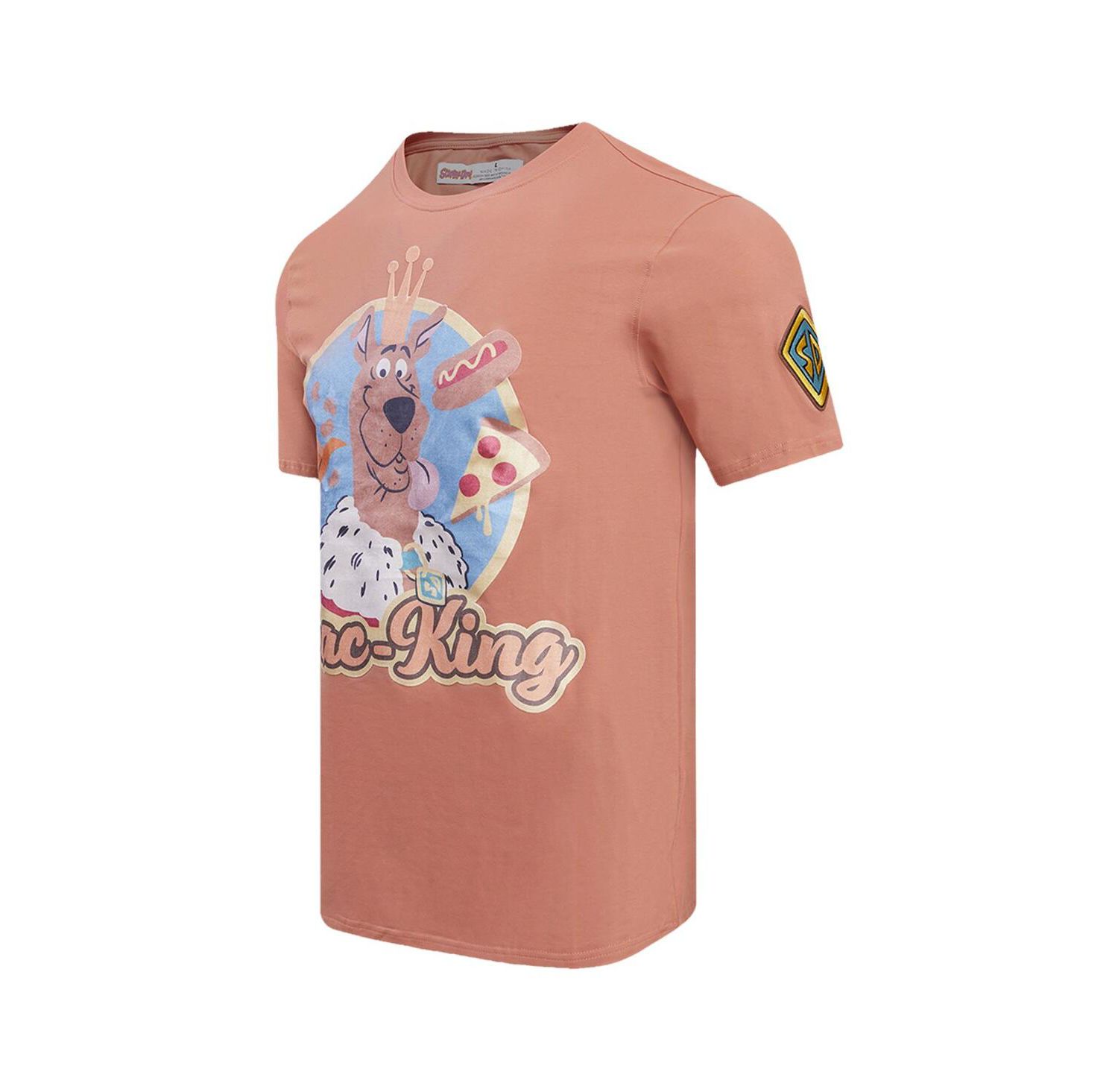 Men's and Women's Pink Scooby-Doo Snac-King T-shirt