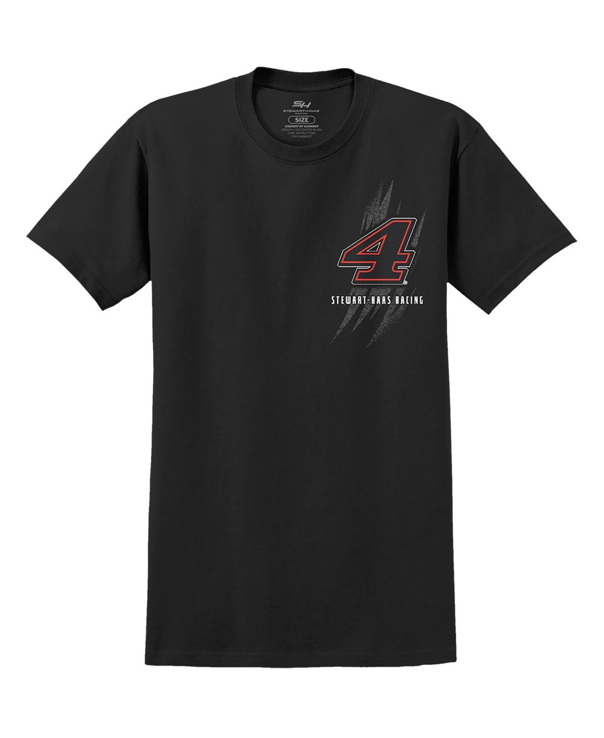 Shop Stewart-haas Racing Team Collection Men's  Black Josh Berry Lifestyle T-shirt