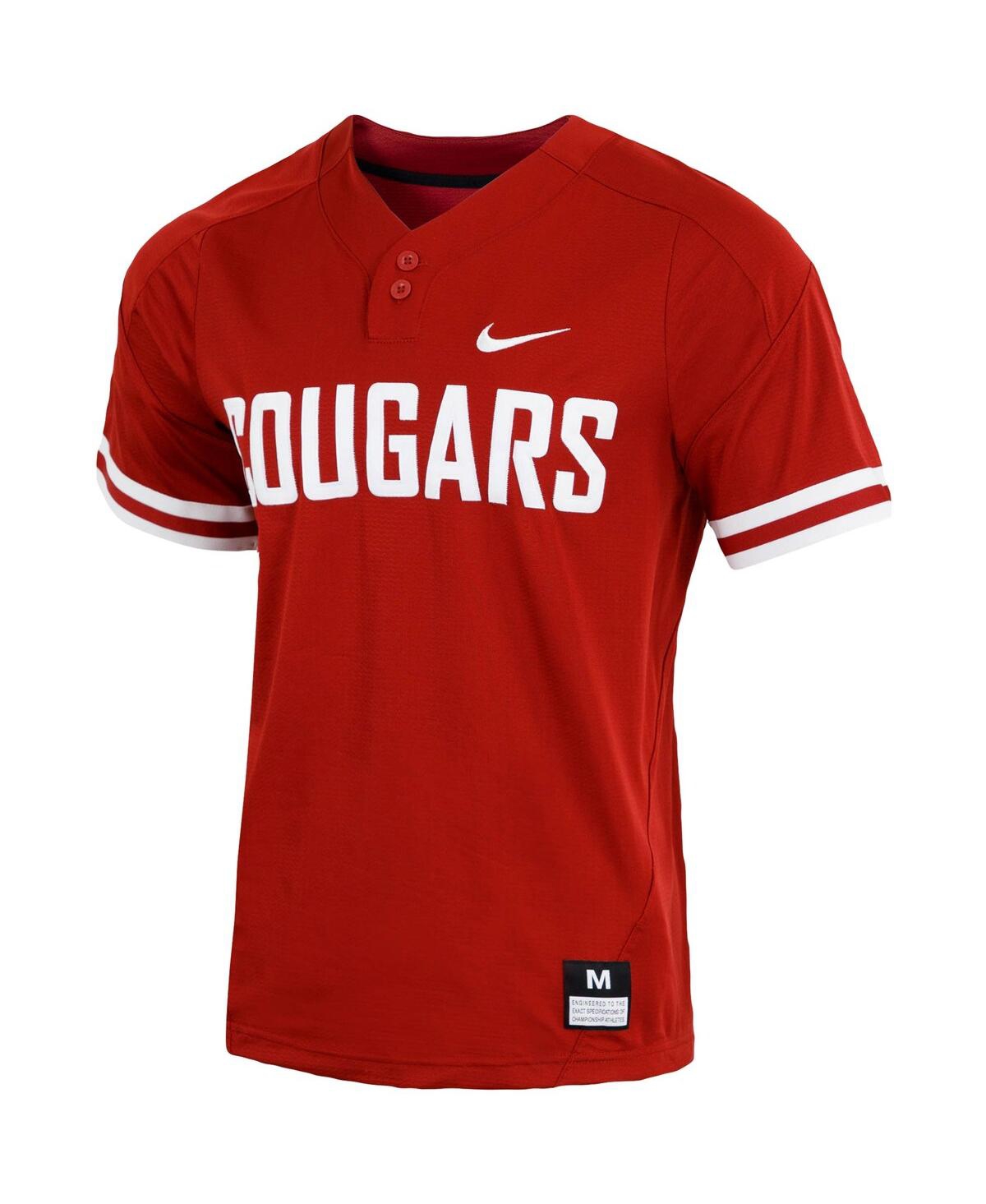 Men's NikeWashington State Cougars Replica Vapor Elite Two-Button Baseball Jersey - Crimson