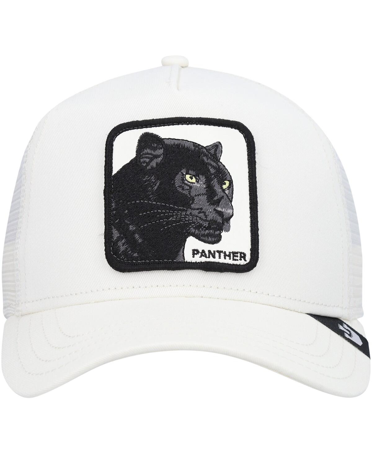 Shop Goorin Bros Men's . White The Panther Trucker Adjustable Hat