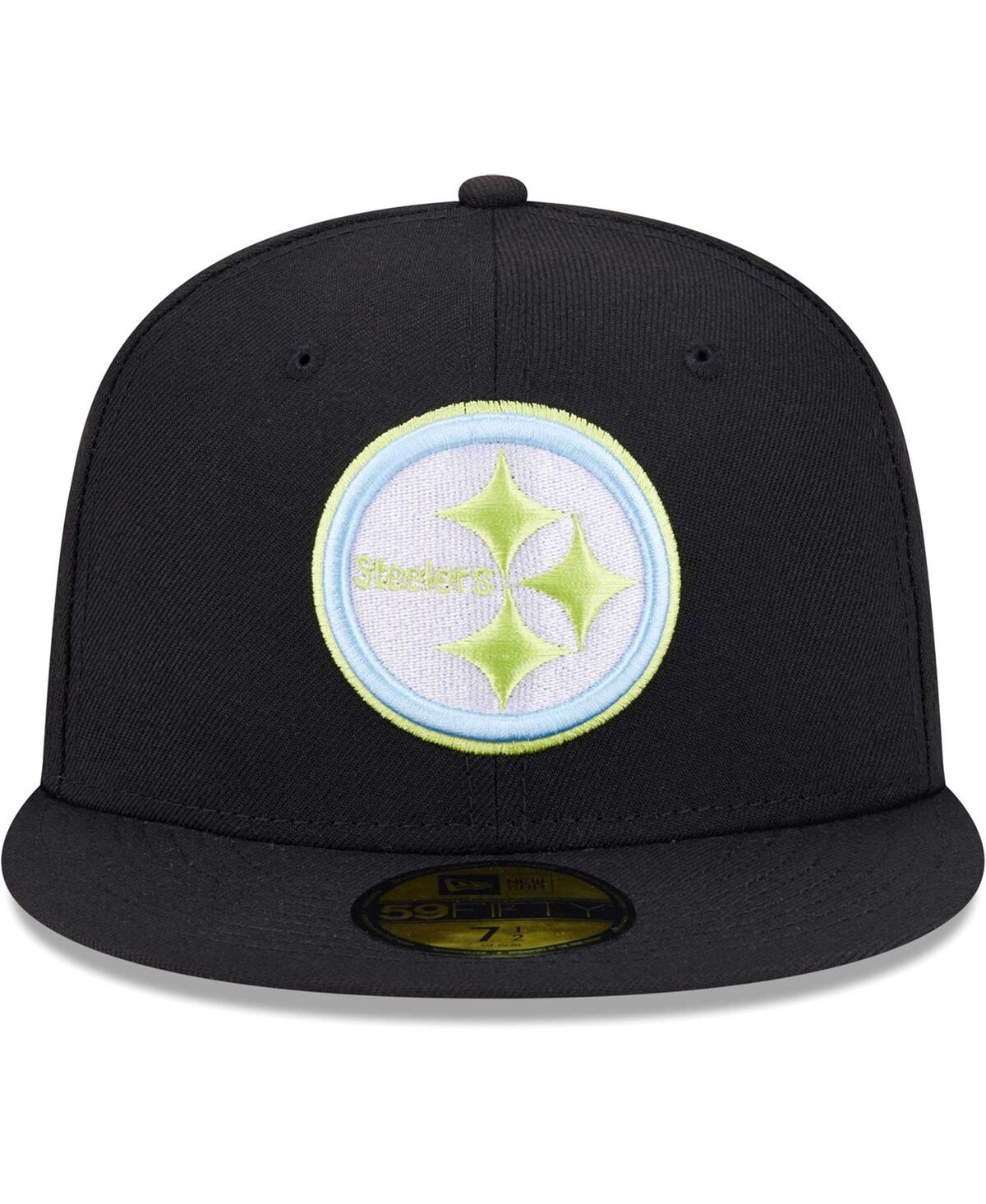 Men's New EraPittsburgh Steelers Multi 59FIFTY Fitted Hat - Black