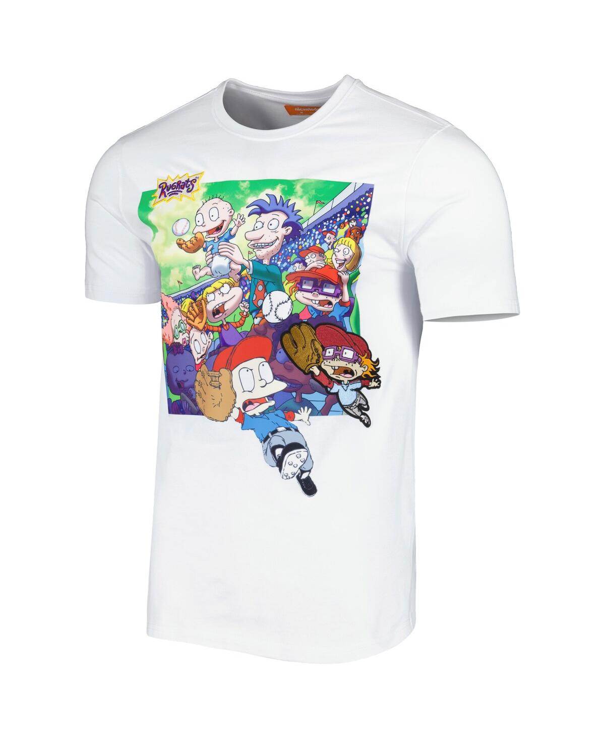 Shop Freeze Max Men's And Women's  White Rugrats Family Baseball Trip T-shirt