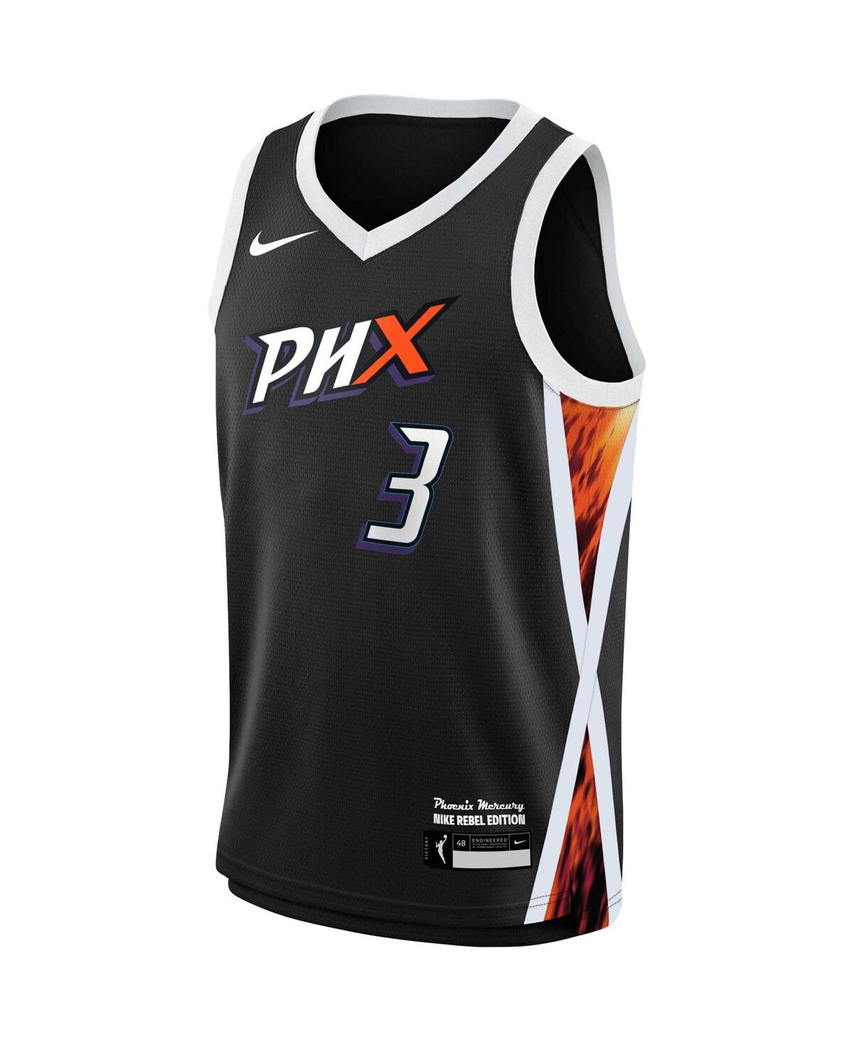 Big Boys and Girls Nike Diana TaurasiPhoenix Mercury 2021 Rebel Edition Victory Player Jersey - Black