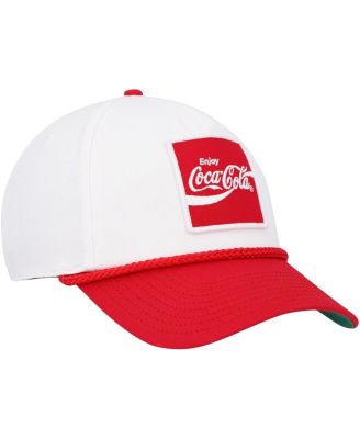 Men's White, Red Coca-Cola Roscoe Adjustable Hat