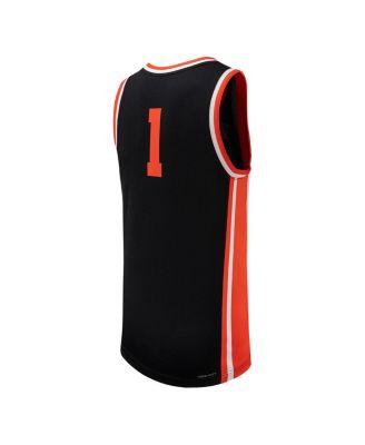 Men's #1 Black Oregon State Beavers Replica jersey Basketball Jersey