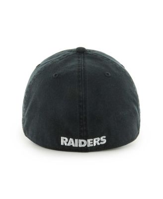 Men's Black Las Vegas Raiders Sure Shot Franchise Fitted Hat