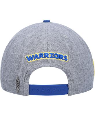 Men's Gray, Royal Golden State Warriors Classic Logo Two-Tone Snapback Hat