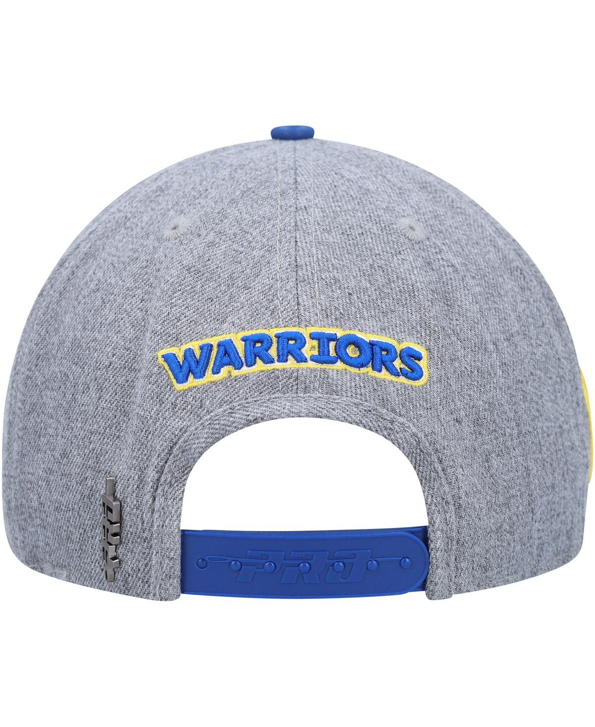 Shop Pro Standard Men's  Gray, Royal Golden State Warriors Classic Logo Two-tone Snapback Hat In Gray,royal