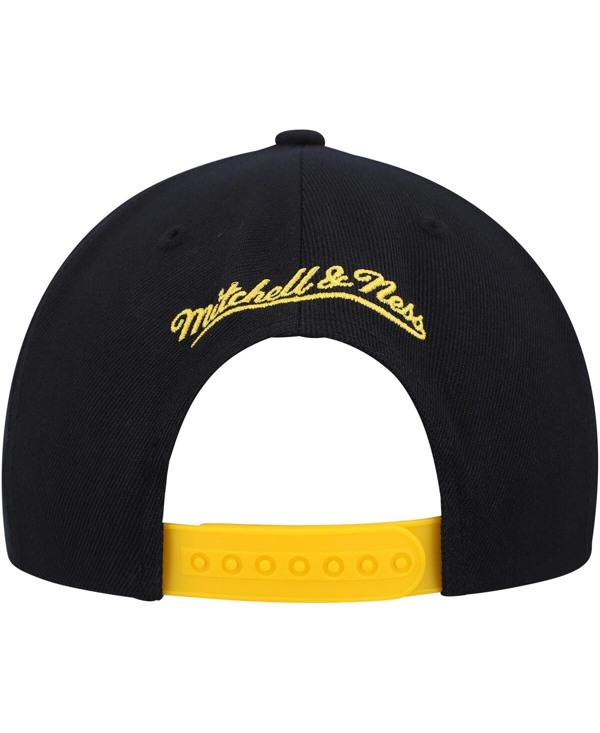 Mitchell & Ness Men's  Yellow, Black Chicago Bulls Day One Snapback Hat In Yellow,black