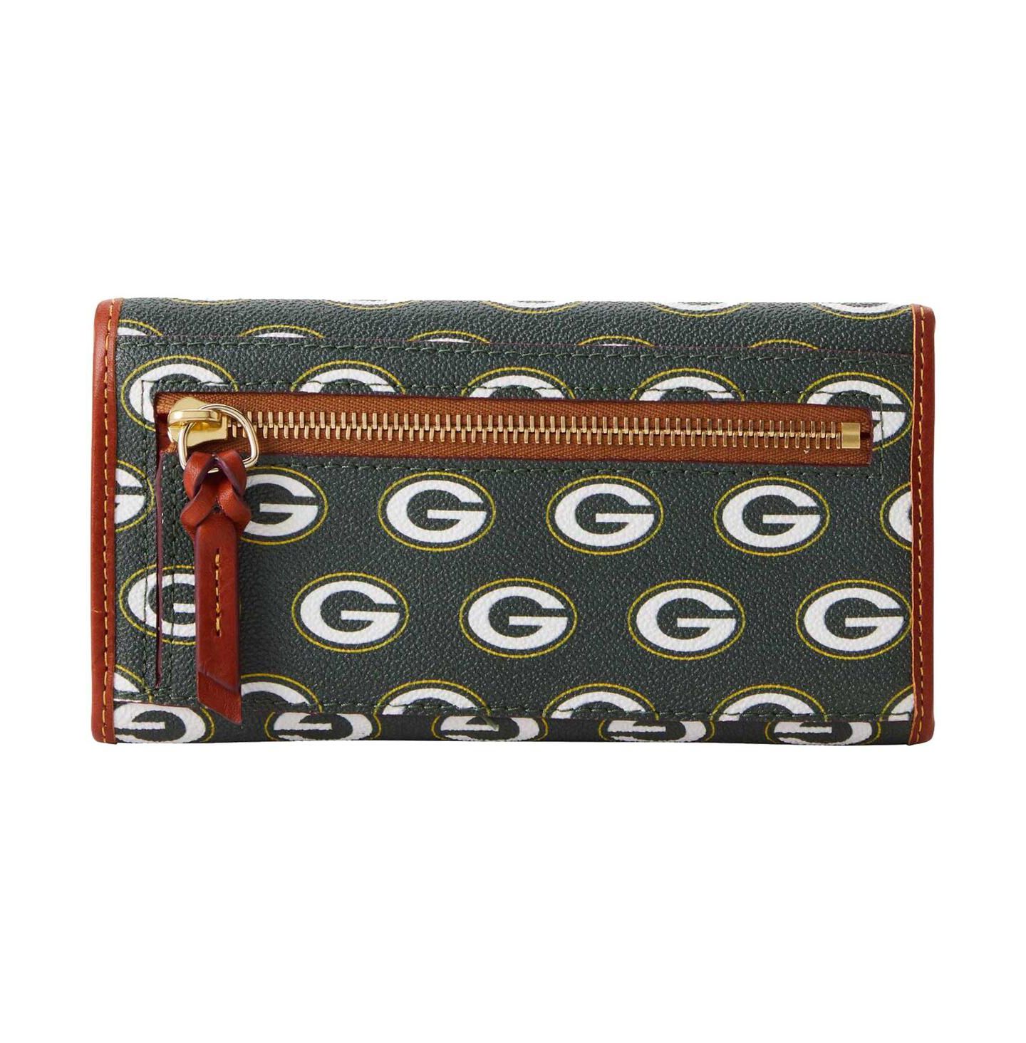 Женский кошелёк Dooney & Bourke Green Bay Packers Continental Wallet — фото 4