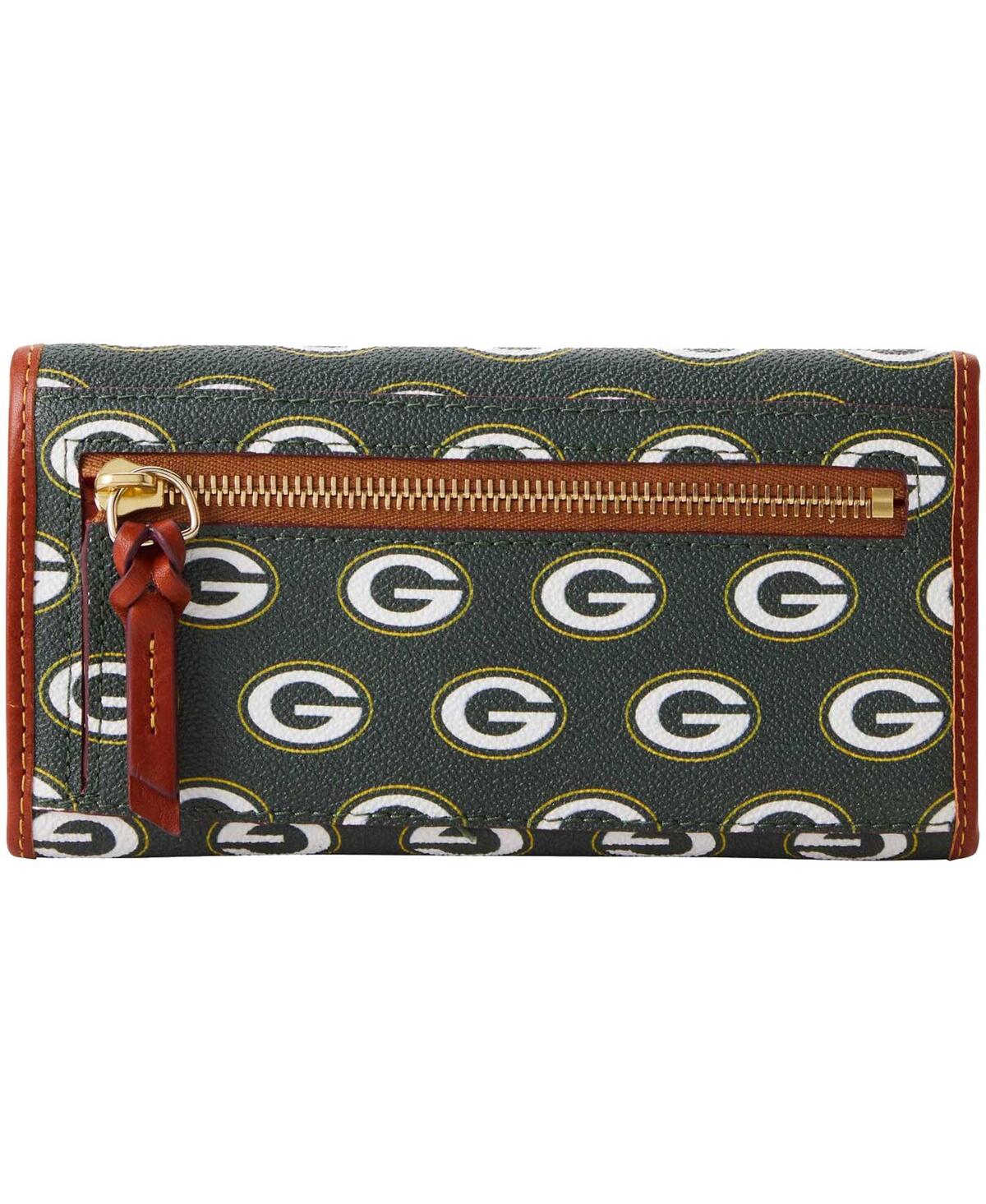 Shop Dooney & Bourke Women's  Green Bay Packers Continental Wallet