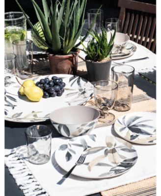 Bali Leaves Salad Plates Merge, Set of 6