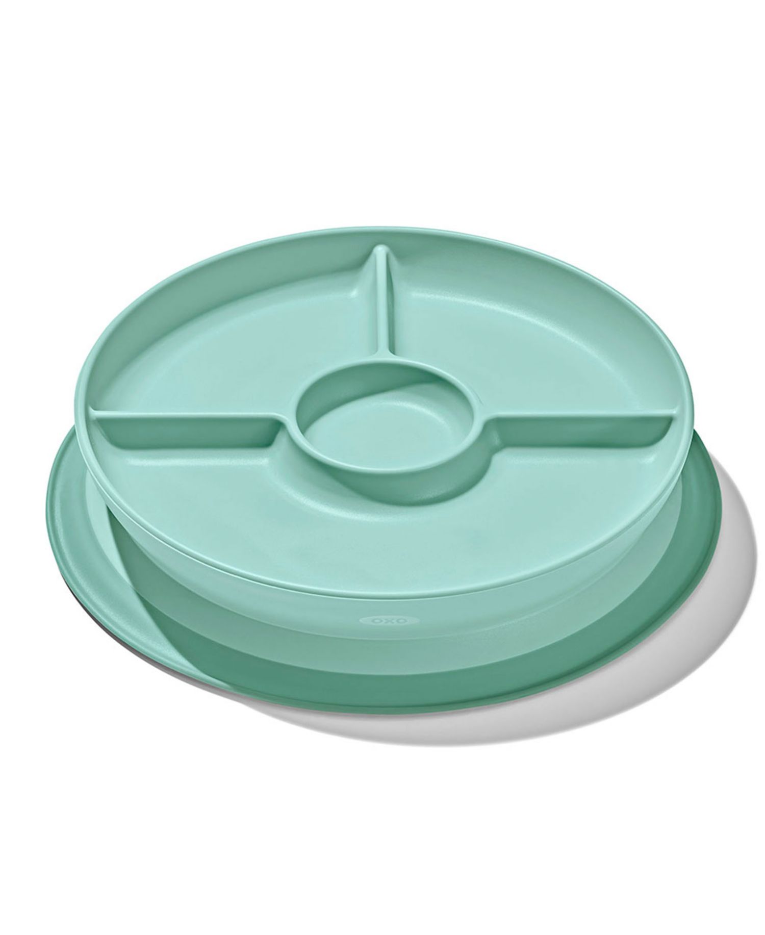 Tot Stick Stay Suction Divided Plate