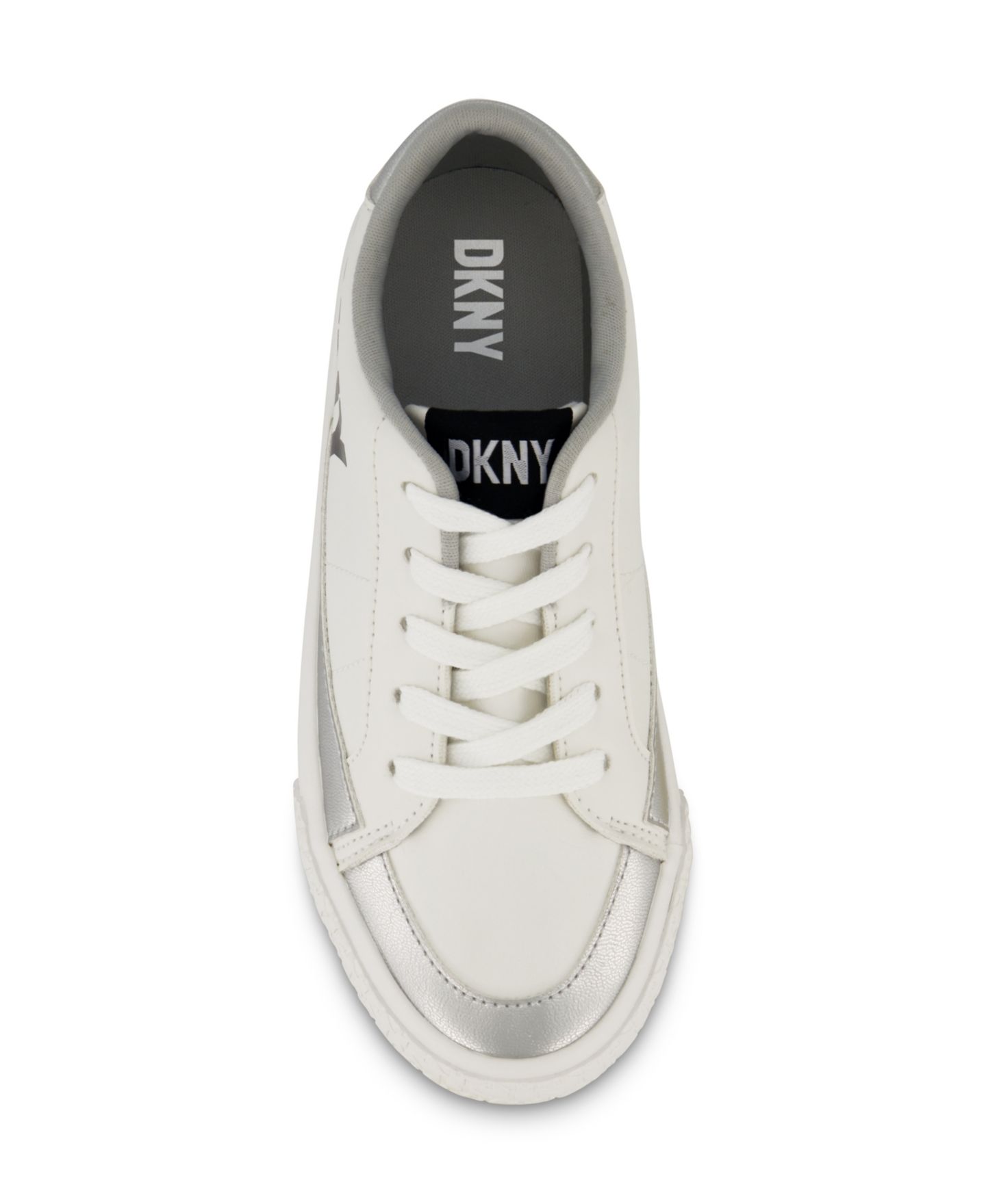 Кроссовки DKNY Hannah Marabel Lace Up Low Top Sneakers для девочек, цвет: Белый — фото 4