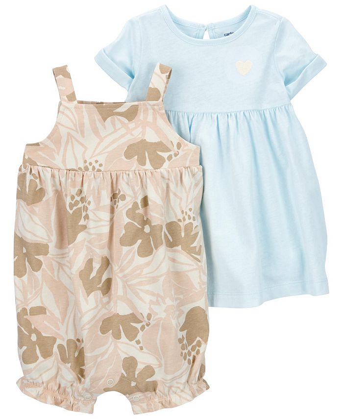 Carter's Baby Carter's 3 Piece Dress and Romper Set - Macy's