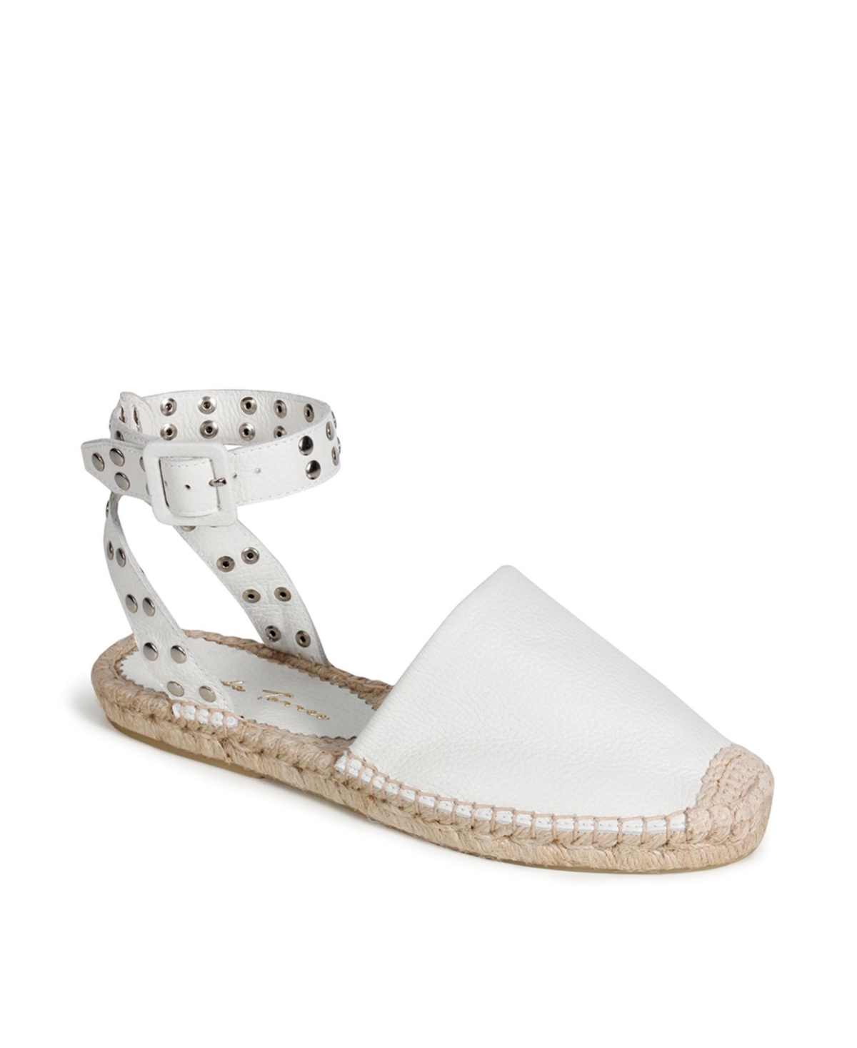 Women's Ava Espadrille Flat Sandals - White