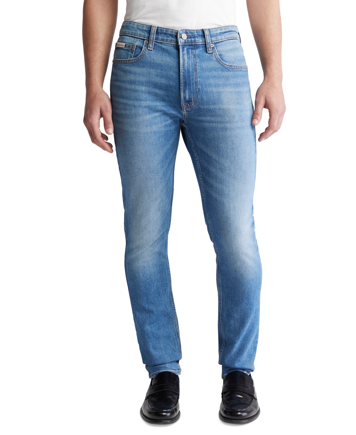 Calvin Klein Men's Skinny-fit Jeans In Klein Blue