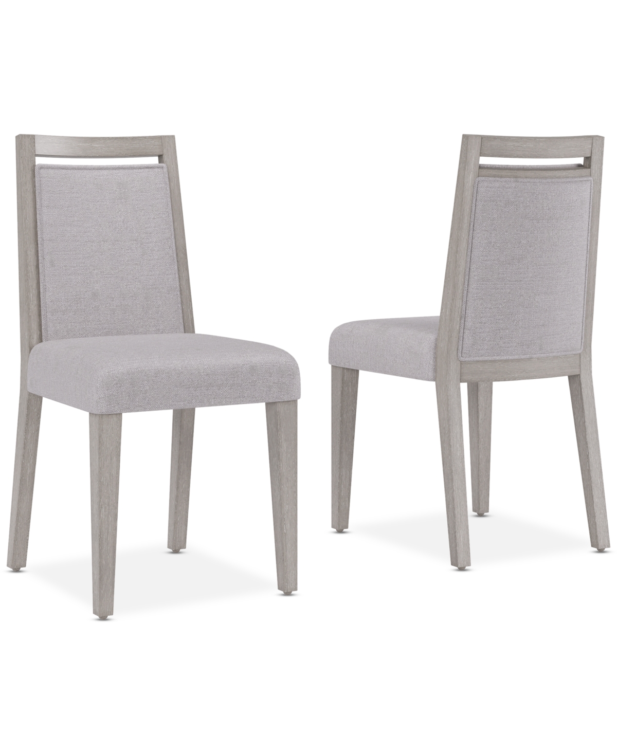 MACY'S TIVIE 2 PC WOOD DINING CHAIR SET, CREATED FOR MACY'S 