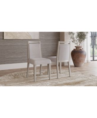Tivie 2 Pc Wood Dining Chair Set, Created for Macy's