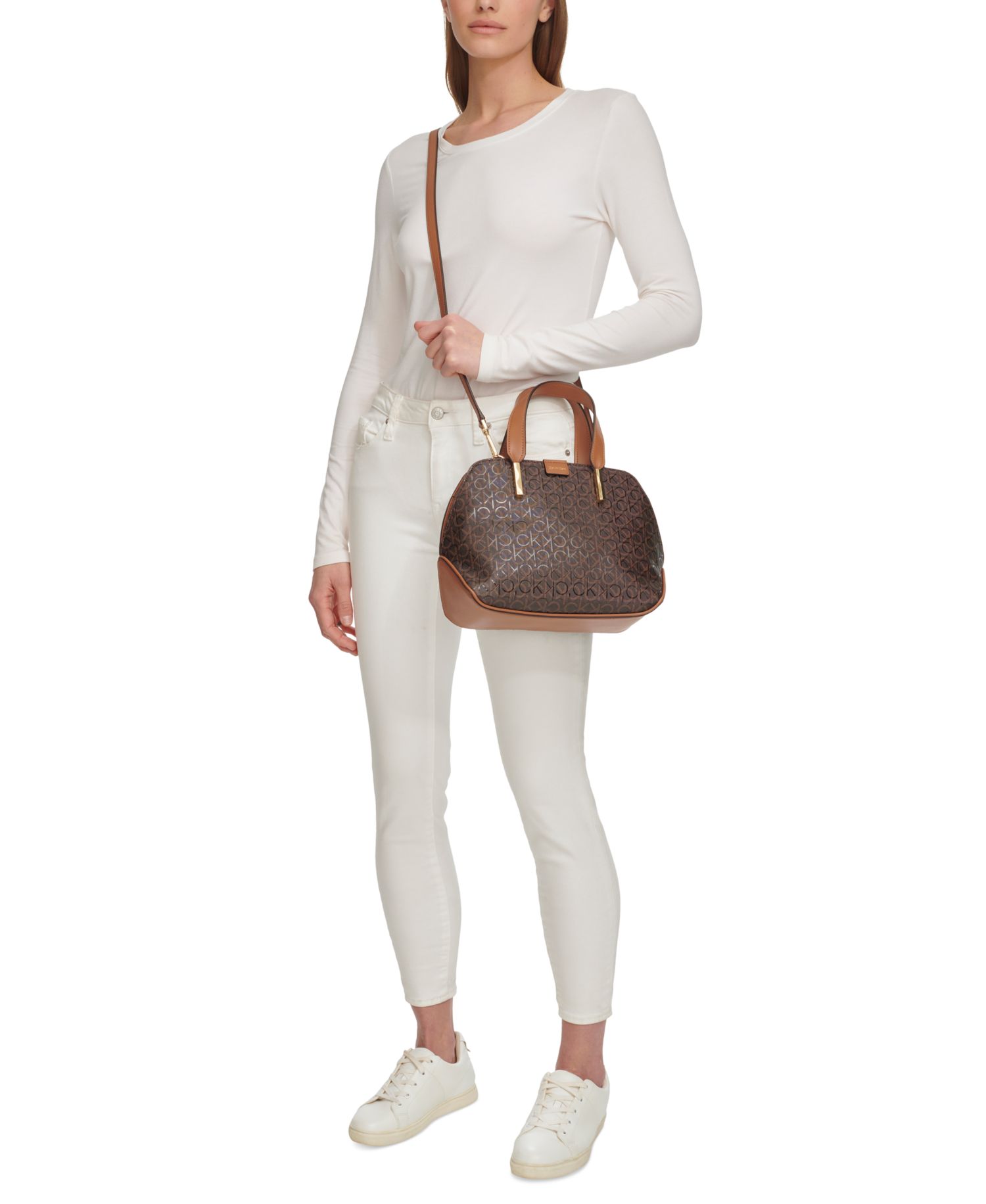 Audrey Signature Convertible Satchel
