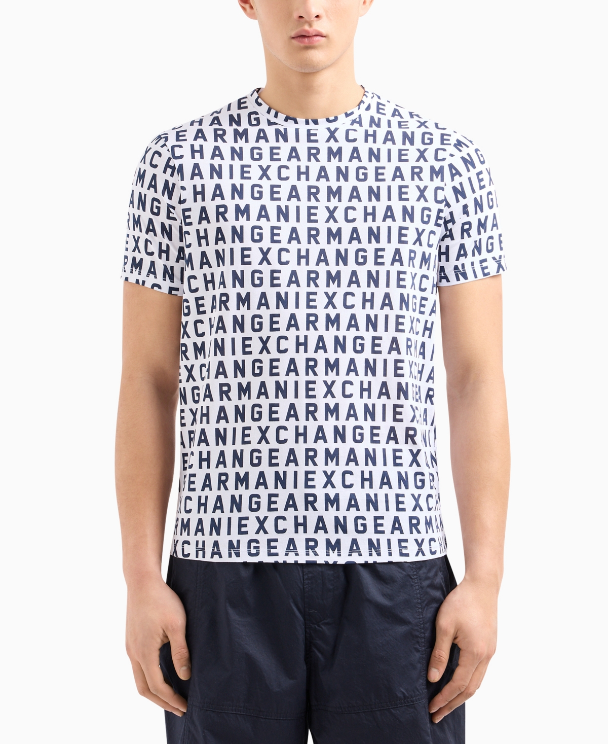 A|X Armani Exchange Men's Regular-Fit Logo Graphic T-Shirt