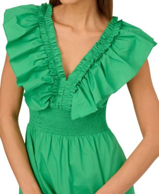 by Adrianna Papell Women's Ruffled Maxi Dress