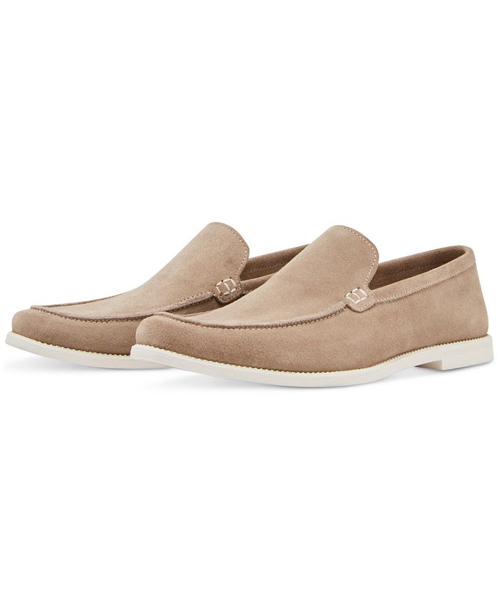 STEVE MADDEN Mens Gold Studded Mezmoryz Almond Toe Slip On Slippers Shoes