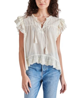 Steve Madden - Women's Bellamy Cotton Voile Top